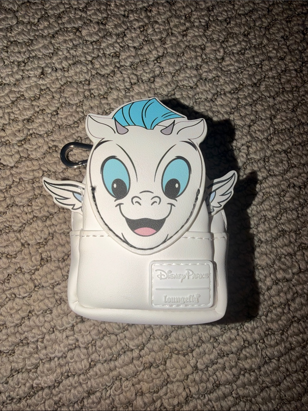 Disney Parks x Loungefly White Pegasus Mini Backpack Keychain